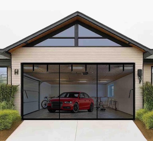 Schermo magnetico porta garage